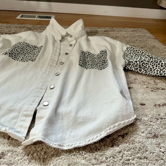 SHEIN Cheetah Button Jacket - Picture 4 of 5